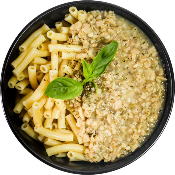 A bowl of Chicken Pasta