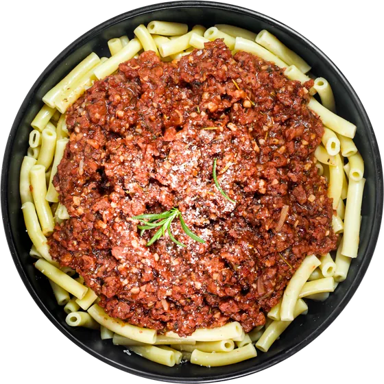 A bowl of Pasta Bolognese