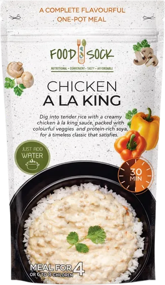 Chicken A La King pouch